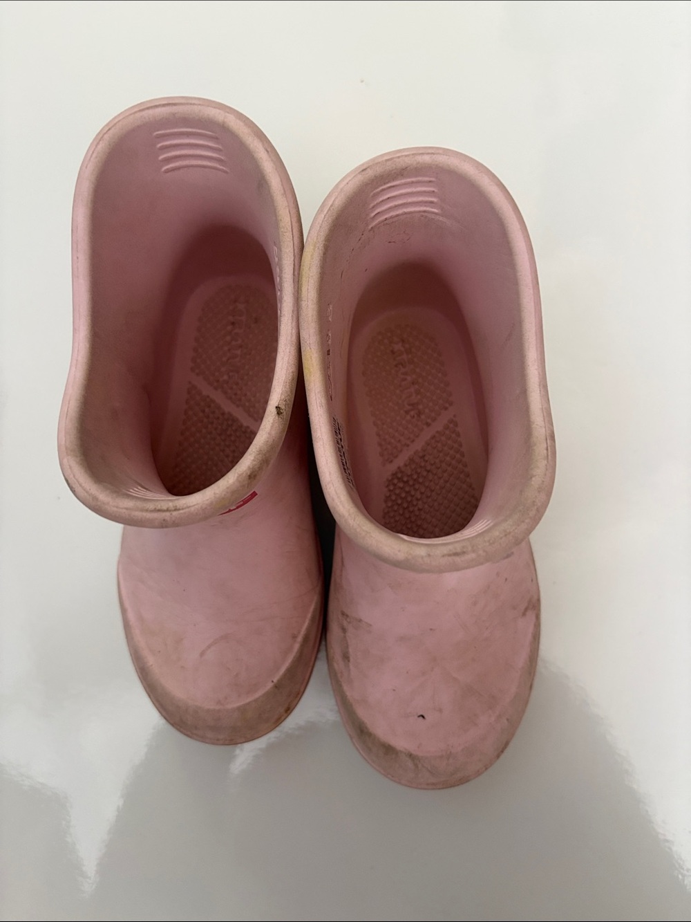 XTRATUF Kids Pink Waterproof Slip-On Rain Boots - Picture 5 of 6